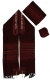 Rikmat Elimelech Handloom Woven Maroon Silk Tallit